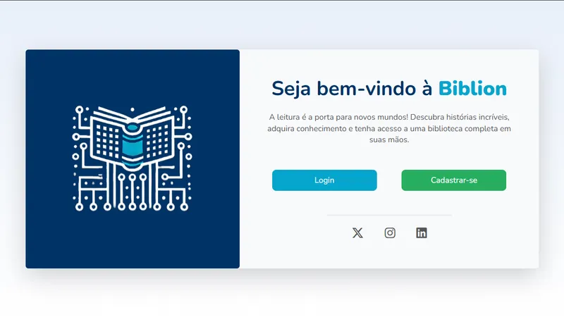 Imagem de capa do projeto Biblion